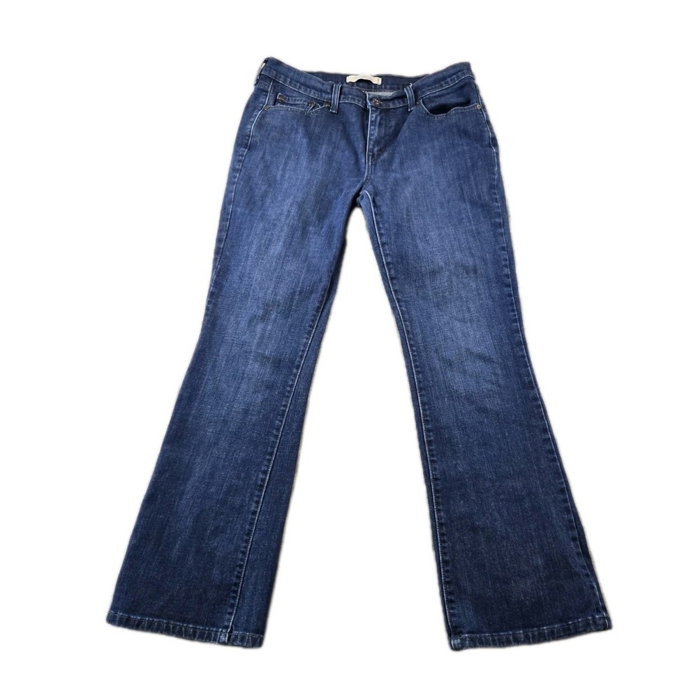 Levi's 515‎ Women's Bootcut Denim Jeans Mid Rise Dark Wash 32" X 30" Size 10